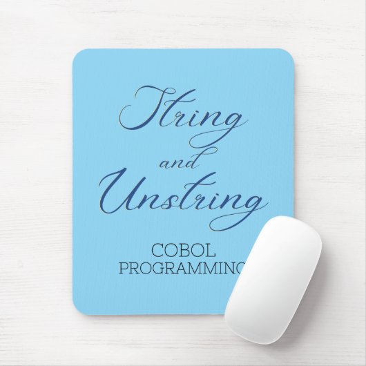 CobolプログラミングのStringとUnstring動詞 マウスパッド (マウス)