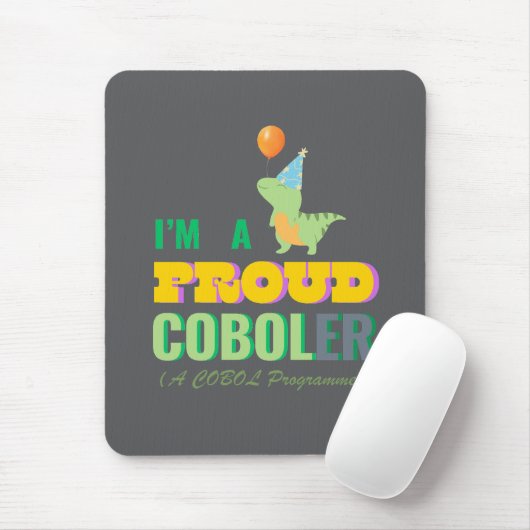 Cobolプログラミングを学び、自慢しよう マウスパッド (マウス)