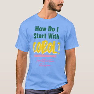 Cobolプログラミングコード入門Tシャツ Tシャツ