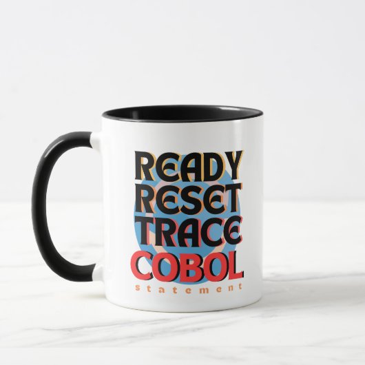 Cobolプログラミングリセットトレース マグカップ (左)