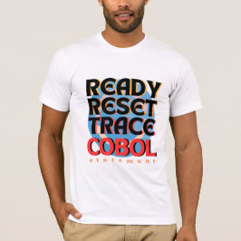 Cobolプログラミングリセットトレース Tシャツ