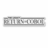 Cobolプログラミング言語のレガシー: 帰還 シール (正面)