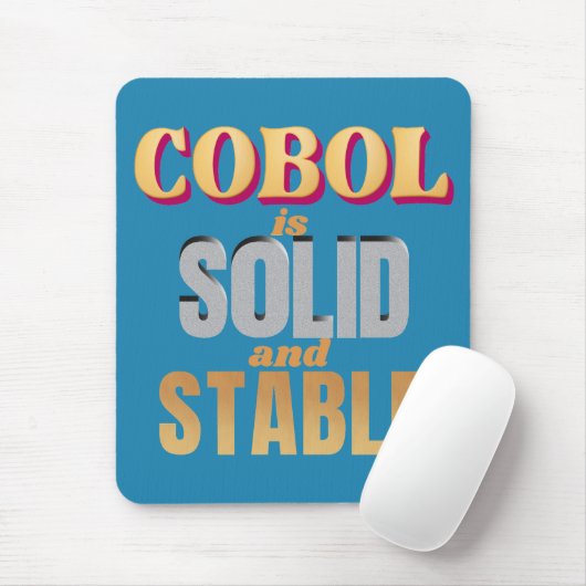 COBOLプログラミング言語は強くて安定している マウスパッド (マウス)