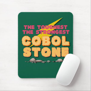 Cobolプログラミング言語は強固な石材 マウスパッド