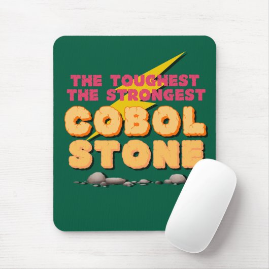 Cobolプログラミング言語は強固な石材 マウスパッド (マウス)