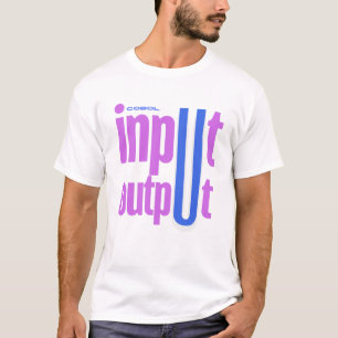 Cobolプログラミング言語入出力セクション Tシャツ