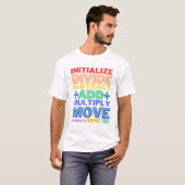 COBOLプログラミング言語基本動詞 Tシャツ (正面フル)