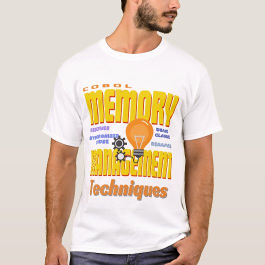 Cobolプログラミング・メモリー管理 Tシャツ (正面)