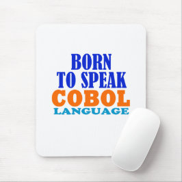 COBOL言語を話すために生まれた マウスパッド