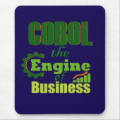 Cobol ビジネスのエンジン マウスパッド (正面)