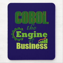 Cobol ビジネスのエンジン  マウスパッド