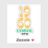Cobol 1960 Era The Birth of Legacy Code Sticker シール (シート)