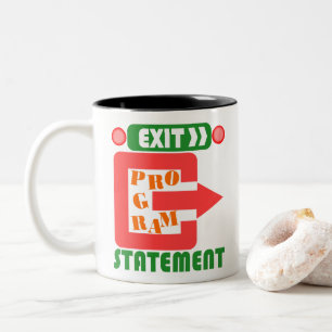 Cobol Exit Program Statement  ツートーンマグカップ