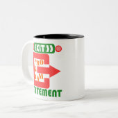Cobol Exit Program Statement ツートーンマグカップ (正面左)