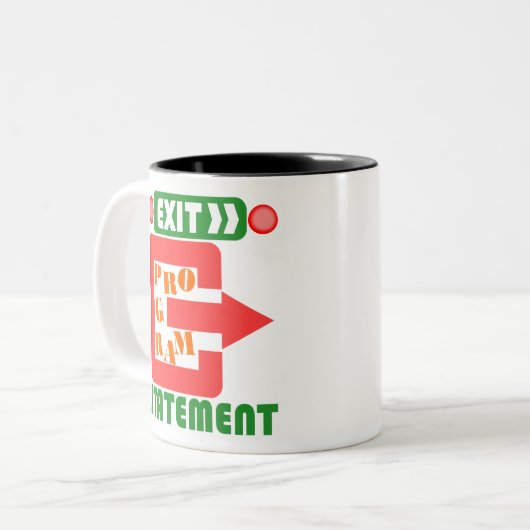 Cobol Exit Program Statement  ツートーンマグカップ (正面左)