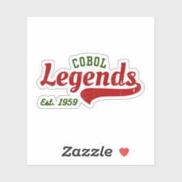 COBOL Legends Est. 1959 – A Retro Tech Sticker シール