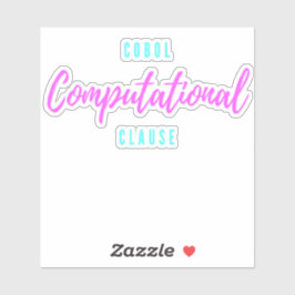 Cobol Programming Computational Usage Clause シール