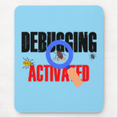 Cobol Programming Debug Mode Activated マウスパッド (正面)