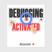 Cobol Programming Debug Mode Activated Sticker シール (シート)