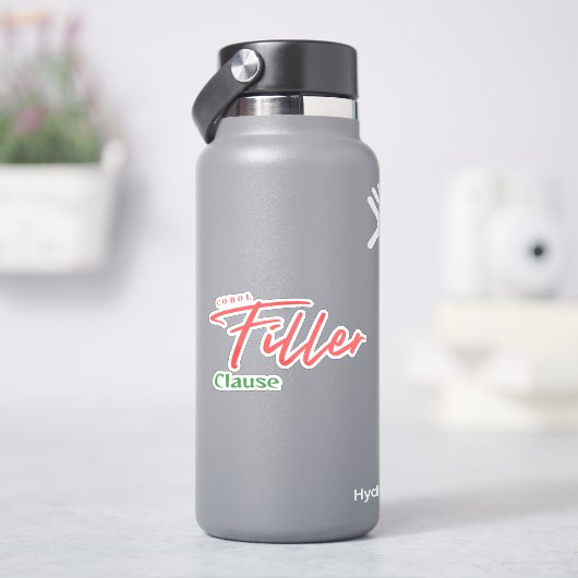Cobol Programming Filler Clause Sticker シール (HydroFlask)