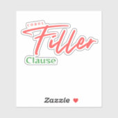 Cobol Programming Filler Clause Sticker シール (シート)