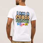 Cobol Programming Language Follower Tシャツ (裏面)