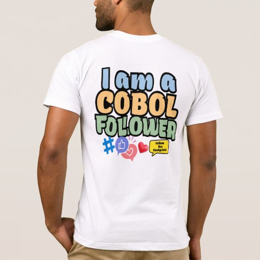 Cobol Programming Language Follower Tシャツ (裏面)