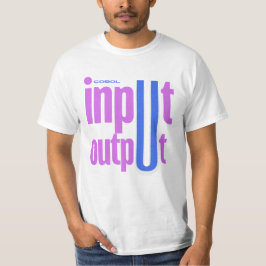 Cobol Programming Language Input Output Section Tシャツ