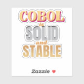 Cobol Programming Language is Strong and Stable  シール (シート)