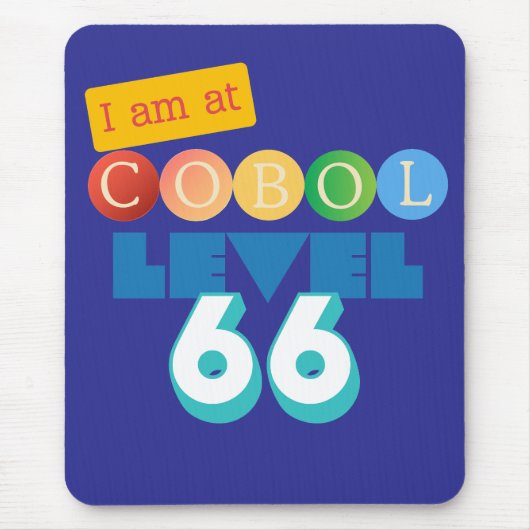 Cobol Programming Level 66 マウスパッド (正面)