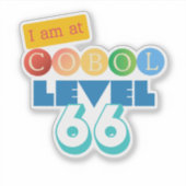 Cobol Programming Level 66 Sticker シール (正面)