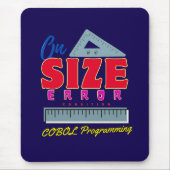 Cobol Programming On Size Error Condition マウスパッド (正面)