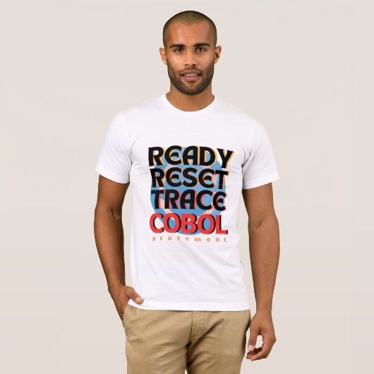 Cobol Programming Reset Trace Tシャツ (正面フル)