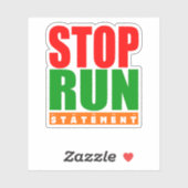 Cobol Programming Stop Run Statement Sticker シール (シート)