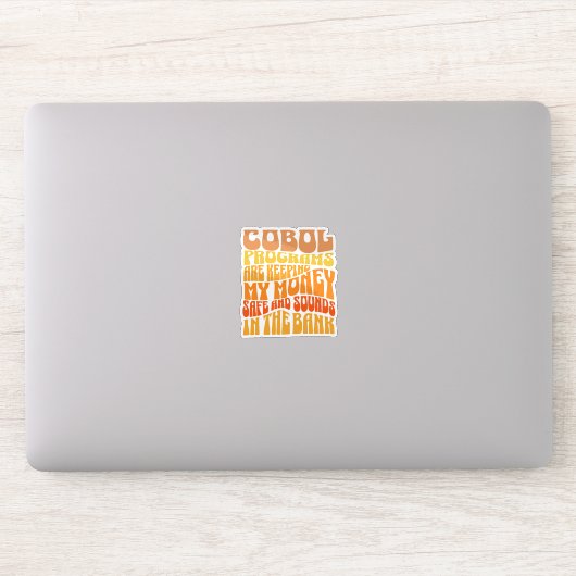 Cobol Programs are in Banking Business Sticker シール (コンピューター)