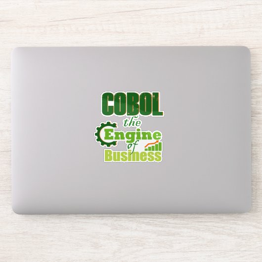 Cobol The Engine of Business Sticker シール (コンピューター)