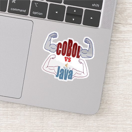 Cobol vs Java プログラミング言語対決 シール (詳細)