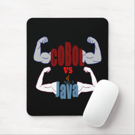 Cobol vs Java プログラミング言語対決 マウスパッド