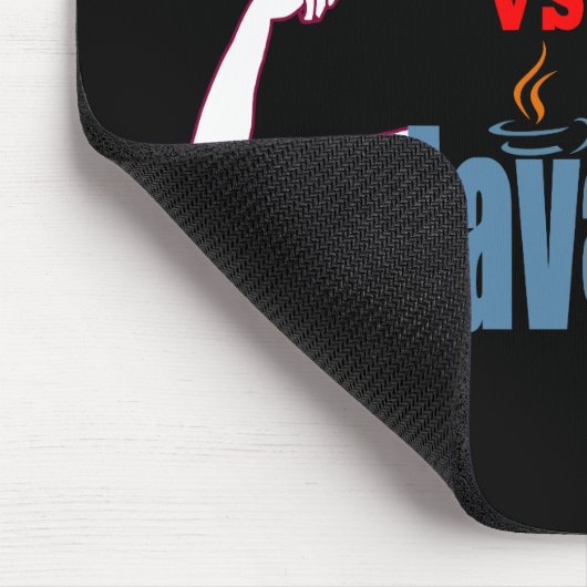 Cobol vs Java Programming Languages Showdown  マウスパッド (コーナー)