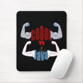Cobol vs Java Programming Languages Showdown  マウスパッド (マウス)