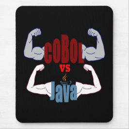 Cobol vs Java Programming Languages Showdown  マウスパッド