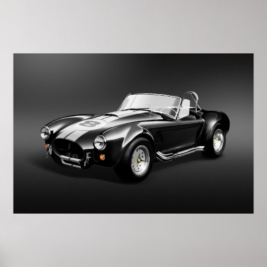 Cobra-427sブラックポスター ポスター (正面)