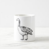 Cobra Chicken funny goose コーヒーマグカップ (中央)