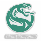 Cobra Grappling Snake BJJ Training シール (正面)