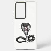 Cobra in Black Quilling Samsung Galaxyケース (裏面)
