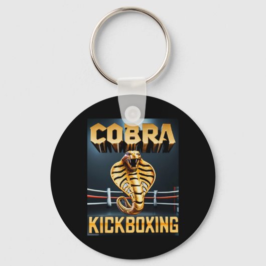 Cobra Kickboxing Design By Don Castillo  キーホルダー (正面)