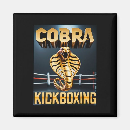 Cobra Kickboxing Design By Don Castillo  マグネット (正面)