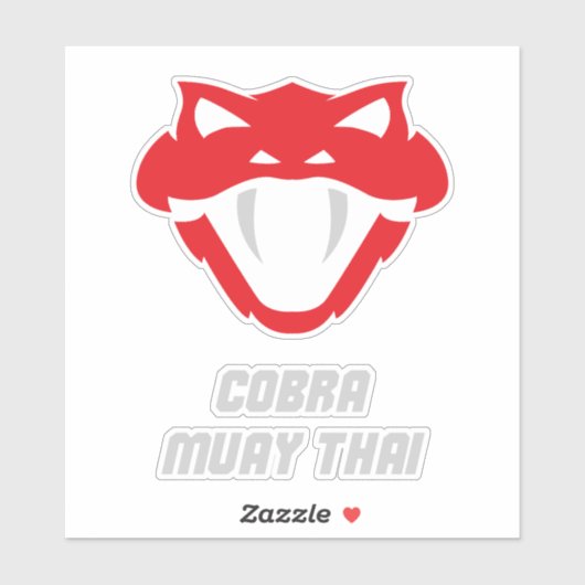 Cobra Muay Thai Martial Arts シール (シート)