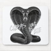 COBRAS LOVE TO BITE マウスパッド (正面)