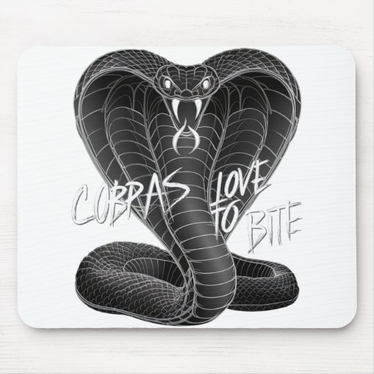 COBRAS LOVE TO BITE マウスパッド (正面)